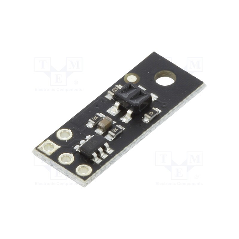 1 pcs x POLOLU - QTR-MD-01A REFLECTANCE SENSOR - Sensor: distance, reflective, 2.9÷5.5VDC, analog, Ch: 1, 7.5x20mm