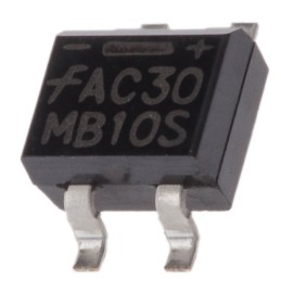 50 pcs - onsemi Bridge Rectifier, 800mA, 1000V, 4-Pin