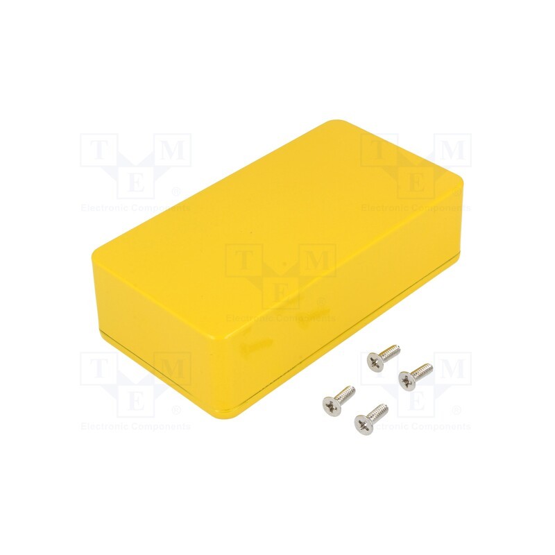 1 pcs x HAMMOND - 1590BYL - Enclosure: multipurpose, X: 60mm, Y: 112mm, Z: 31mm, 1590, aluminium