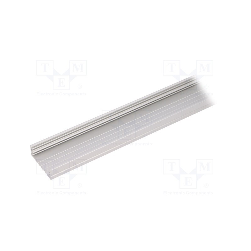 1 pcs x TOPMET - 84020020S - Profiles for LED modules, natural, L: 1m, WIDE24, aluminium