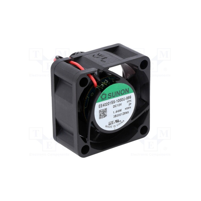 1 pcs x SUNON - EE40201SX-1000U-999 - Fan: DC, axial, 12VDC, 40x40x20mm, 18.35m3/h, 27.5dBA, 8000rpm