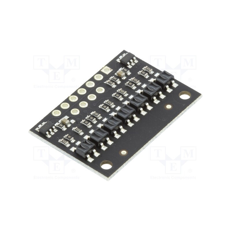 1 pcs x POLOLU - QTR-HD-07A REFLECTANCE SENSOR ARRAY - Sensor: distance, reflective, 2.9÷5.5VDC, analog, Ch: 7, 29x20mm, HD