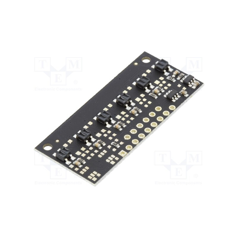 1 pcs x POLOLU - QTR-MD-06RC REFLECTANCE SENSOR ARRAY - Sensor: distance, reflective, 2.9÷5.5VDC, digital, Ch: 6, 45x20mm