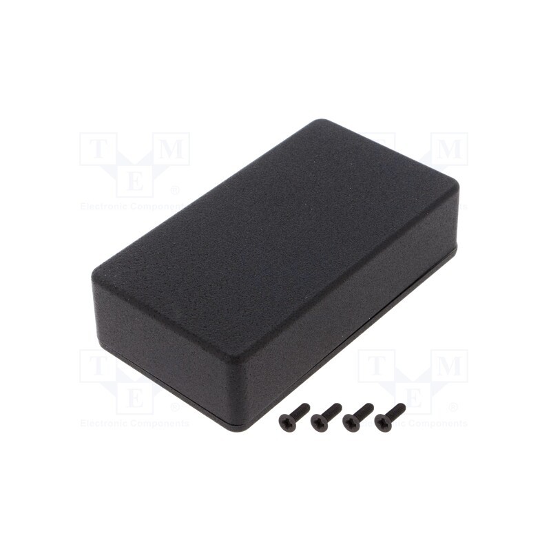 1 pcs x HAMMOND - 1550BBK - Enclosure: multipurpose, X: 64mm, Y: 115mm, Z: 30mm, 1550, aluminium