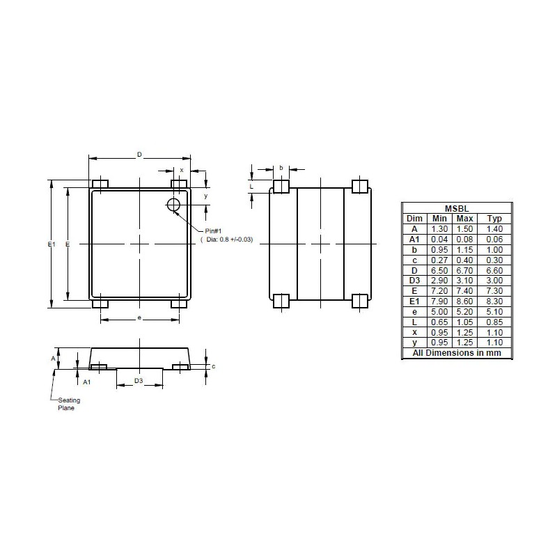 50 pcs - Diodes Inc Bridge Rectifier, 1000V