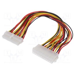 1 pcs x AKYGA - AK-CA-09 - Cable: mains, ATX socket 24pin,ATX plug 24pin, 0.3m