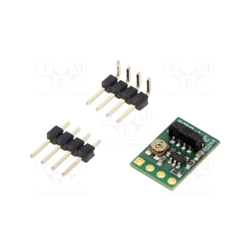 1 pcs x POLOLU - 38 KHZ IR PROXIMITY SENSOR HIGH BRIGHTNE - Sensor: distance, infrared, 3.3÷5VDC, analog, 0÷600mm, 1kHz