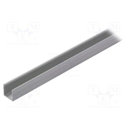 1 pcs x TOPMET - F1010020S - Profiles for LED modules, natural, L: 1m, SMART16, aluminium