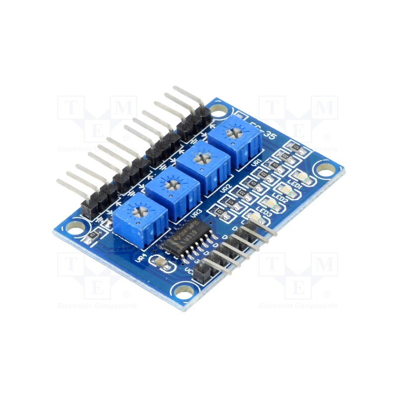 1 pcs x OKYSTAR - OKY3512 - Module: adapter, Ch: 4, 3.3÷5VDC, 42x38mm