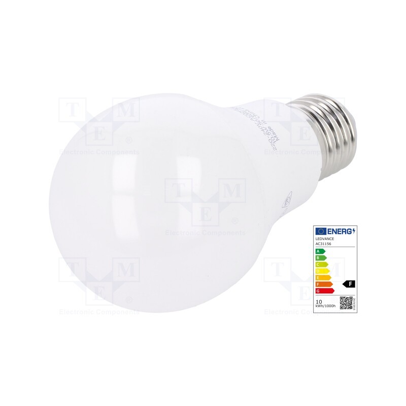 1 pcs x ams OSRAM - 4052899971035 - LED lamp, cool white, E27, 230VAC, 1055lm, P: 11.5W, 6500K