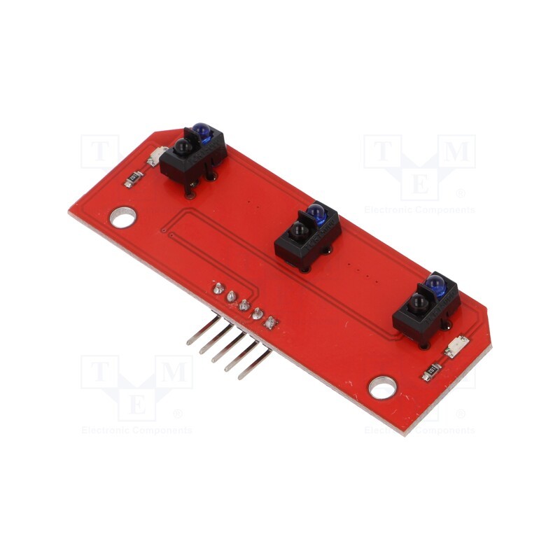 1 pcs x OKYSTAR - OKY3517-1 - Sensor: distance, reflective, 5VDC, Ch: 3, 69x28mm, Comp: TCRT5000