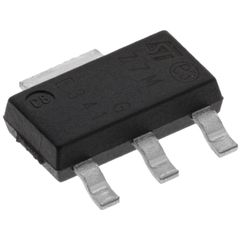 5 pcs - STMicroelectronics Surface Mount, 3+Tab-pin, TRIAC, 600V, Gate Trigger 1.3V 600V