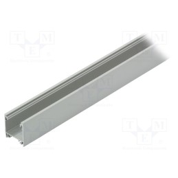 1 pcs x TOPMET - C1010020S - Profiles for LED modules, natural, L: 1m, LINEA20, aluminium