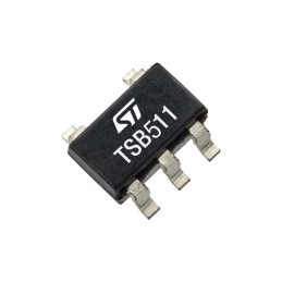 10 pcs - TSB511ILT STMicroelectronics, Low Noise, Op Amps, RRIO, 6MHz, 2.7 - 36 V, 5-Pin SOT23-5