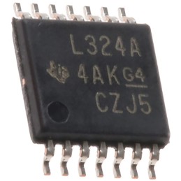 15 pcs - TLV4316IPWR Texas Instruments, Precision, Op Amp, RRIO, 10MHz, 14-Pin TSSOP
