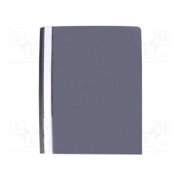 5 pcs x BIURFOL - Document wallet, A4, red, PVC