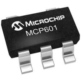 10 pcs - MCP601T-I/OT Microchip, Op Amp, RRO, 2.8MHz, 3 V, 5 V, 5-Pin SOT-23