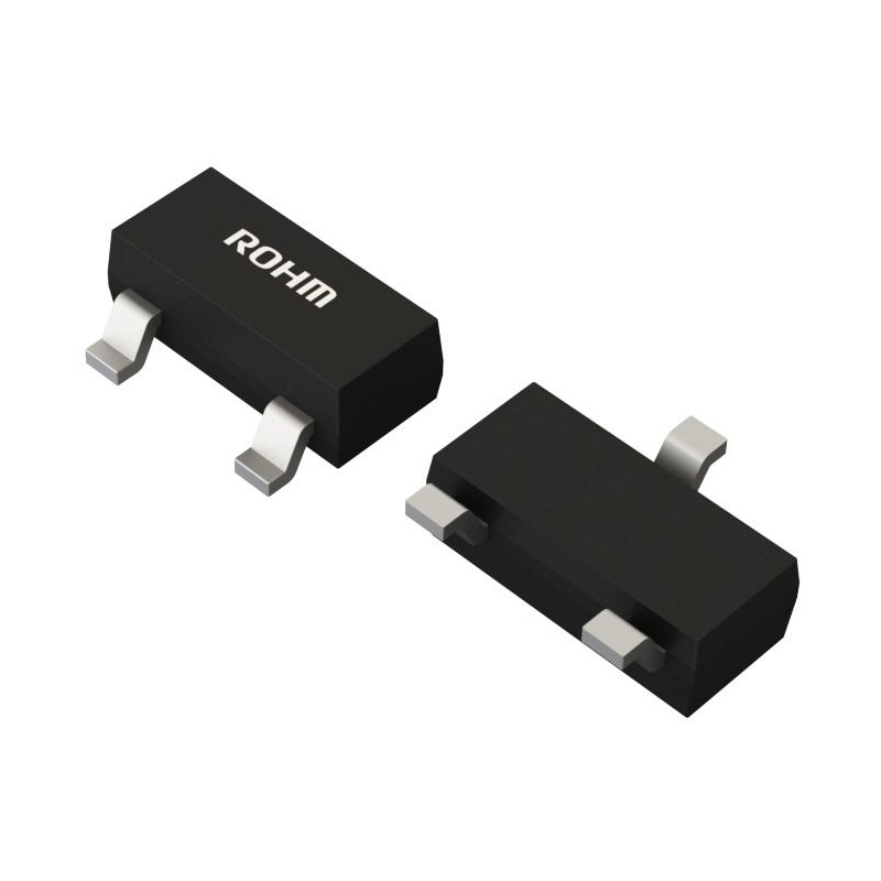 50 pcs - ROHM ESD27VHYFHT116, Dual-Element Bi-Directional ESD Protection Diode, 100W, 3-Pin SOT-23