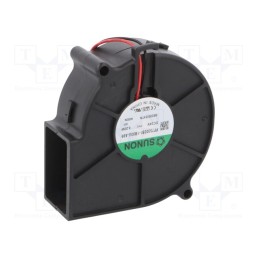 1 pcs x SUNON - PF75302B1-1B00U-A99 - Fan: DC, blower, 24VDC, 75x75x30mm, 26.34m3/h, 42dBA, ball bearing