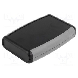 1 pcs x HAMMOND - 1553BBKBKBAT - Enclosure: multipurpose, X: 79mm, Y: 117mm, Z: 24mm, 1553, ABS, black