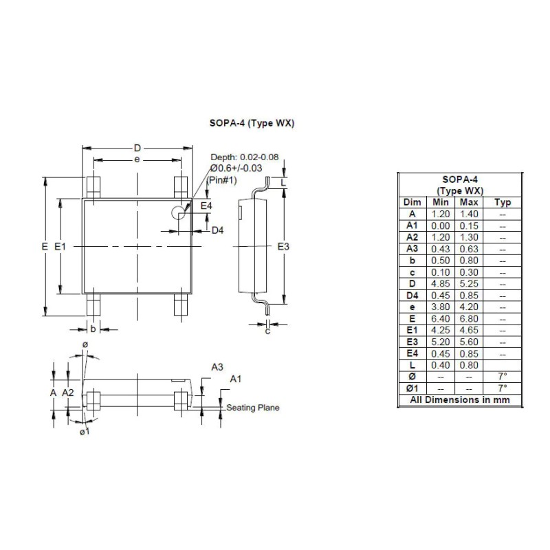 50 pcs - Diodes Inc Bridge Rectifier, 1000V