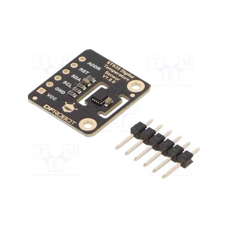 1 pcs x DFROBOT - SEN0434 - Sensor: atmospheric, temperature, I2C, 2.15÷5.5VDC, IC: STS35, Ch: 1