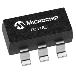 50 pcs - Microchip TC1185-2.85VCT713, 1 Low Dropout Voltage, Voltage Regulator 150mA, 2.85 V