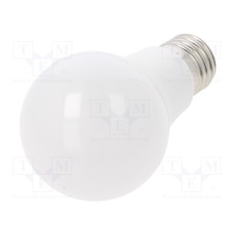 1 pcs x V-TAC - SKU 217262 - LED lamp, cool white, E27, 220/240VAC, 806lm, P: 8.5W, 200°, 6500K