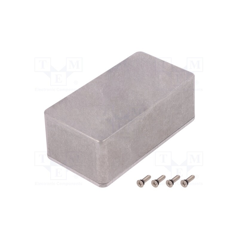 1 pcs x HAMMOND - 1590WBS - Enclosure: multipurpose, X: 60mm, Y: 120mm, Z: 42mm, 1590W, aluminium
