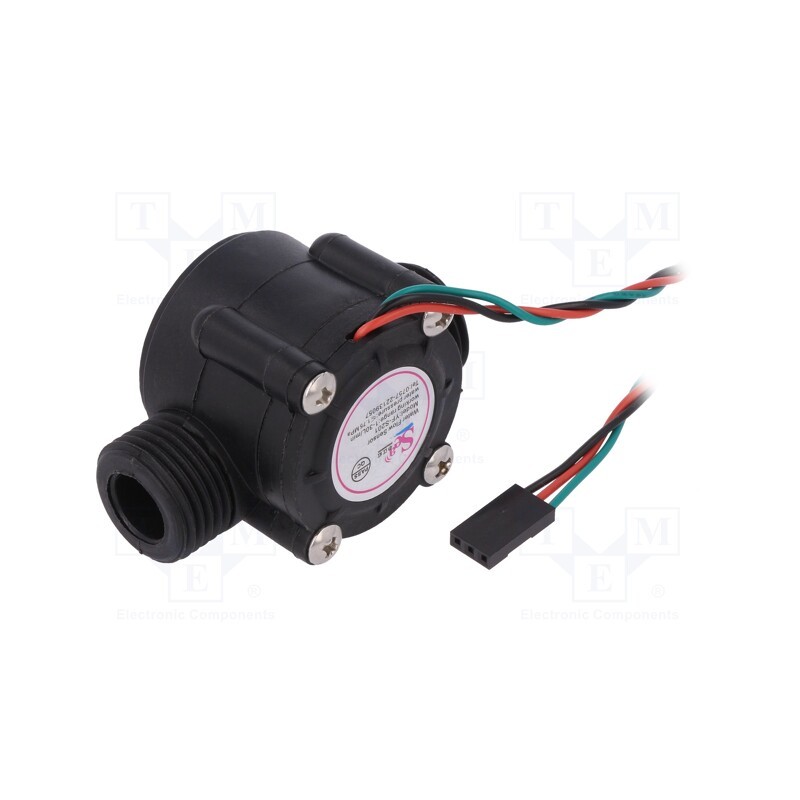 1 pcs x DFROBOT - SEN0217 - Sensor: turbine flowmeter, digital, 3.5÷12VDC, Gravity, Arduino