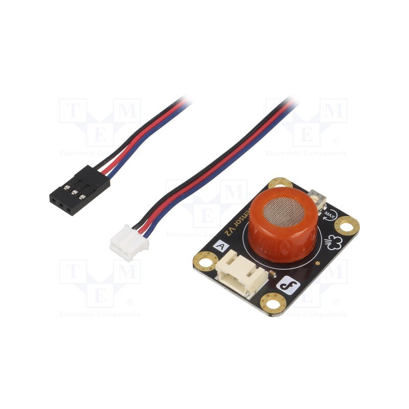 1 pcs x DFROBOT - SEN0132 - Sensor: gas level, carbon monoxide (CO), analog, 5VDC, MQ-7, Ch: 1