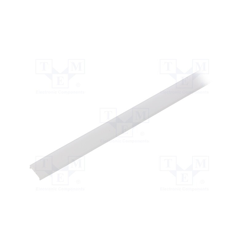 1 pcs x KLUu015a - B17037S_1 - Cover for LED profiles, satin, 1m, LIGER-11, push-in