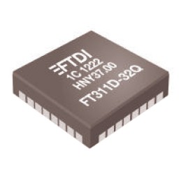 1 pcs - FTDI Chip FT311D-32Q1C-R, USB Controller, USB 1.1, USB 2.0, 3.3 V, 32-Pin QFN