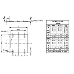 50 pcs - DiodesZetex AP7387-30FDC-7, 1, Voltage Regulator 150mA, 3 V
