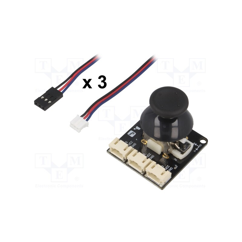 1 pcs x DFROBOT - DFR0061 - Sensor: touch, joystick, analog, 3.3÷5VDC, Ch: 3, Gravity, Arduino