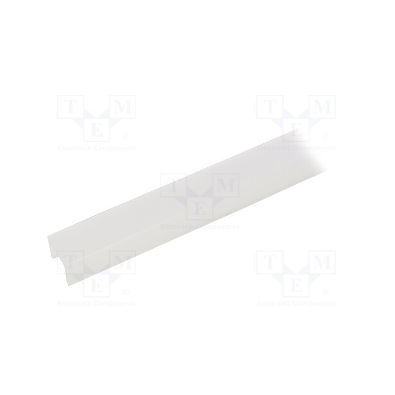 1 pcs x KLUu015a - B17013S_1 - Cover for LED profiles, satin, 1m, G22S, push-in