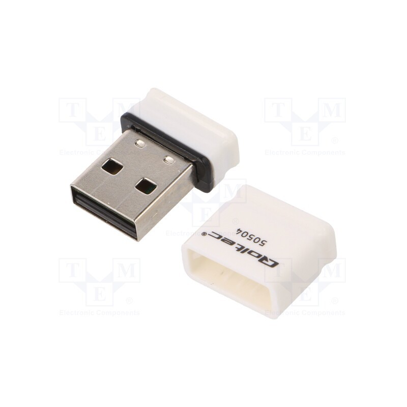 1 pcs x QOLTEC - 50504 - PC extension card: WiFi network, USB 2.0, white, 2.4÷2.4835GHz
