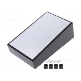 1 pcs x TEKO - 103.9 - Enclosure: desktop, PULT-10, X: 96mm, Y: 160mm, Z: 60mm, ABS, black
