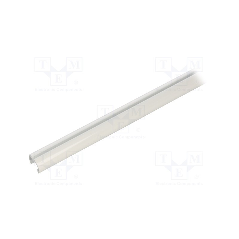 1 pcs x KLUu015a - A08505L10OD_1 - Profiles for LED modules, white, 1m, OLEK, aluminium, varnished