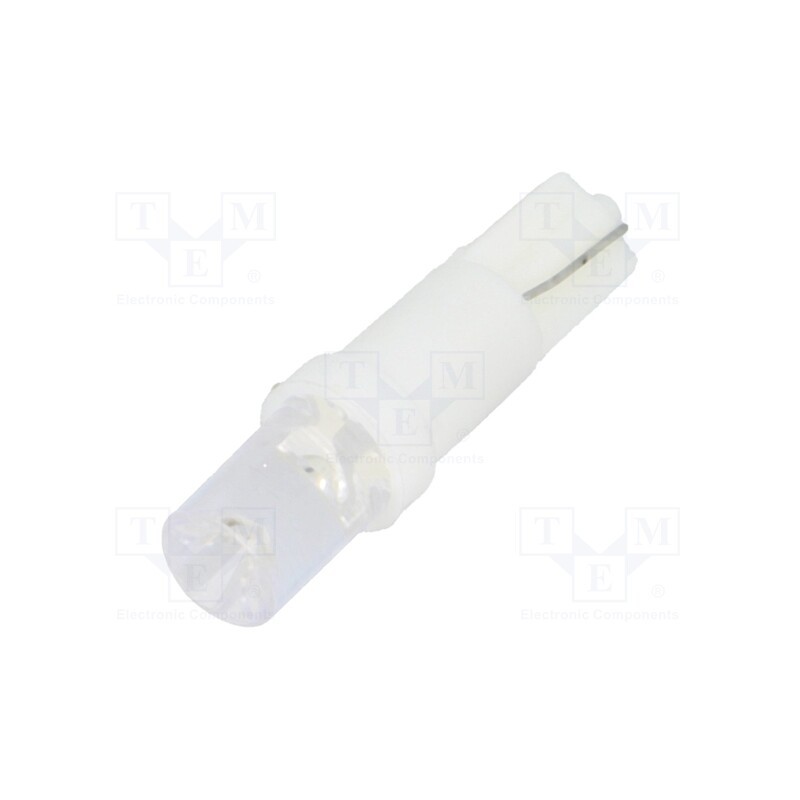 1 pcs x OPTOSUPPLY - OST05WG01GD-G5DUT5E1B - LED lamp, green, T5, Urated: 12VDC, 3.5lm, No.of diodes: 1, 0.24W