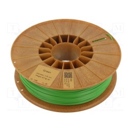 1 rol x ROSA 3D - 5907753130563 - Filament: ASA, 1.75mm, green, 220÷250°C, 700g, Table temp: 90÷110°C