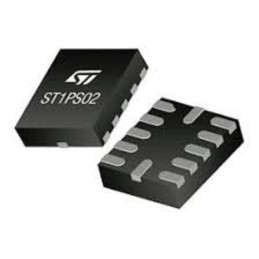 10 pcs - STMicroelectronics, ST1PS03AQTR Step-Down Switching Regulator 400mA Selectable 12-Pin, 12-UFQFN