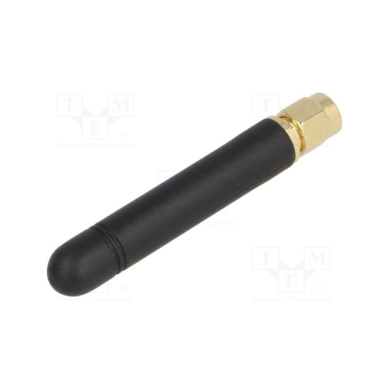 1 pcs x SR PASSIVES - WIFI-ANT416 - Antenna, WiFi, 3dBi, linear, twist-on,vertical, 50Ω, 4.9÷5.85GHz