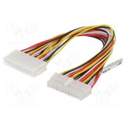 1 pcs x Goobay - 93239 - Cable: mains, ATX male 24pin,ATX female 24pin, 0.3m