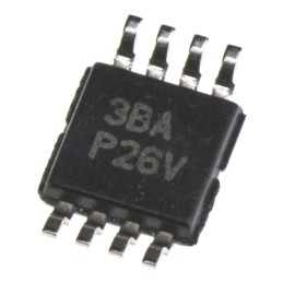 5 pcs - INA333AIDGKT Texas Instruments, Instrumentation Amplifier, 0.025mV Offset 150kHz, R-RO, 1.8 5.5 V, 8-Pin MSOP