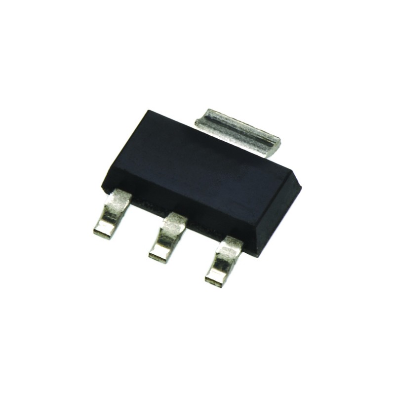 50 pcs - DiodesZetex AZ1117H-ADJTRE1, 1 Low Dropout Voltage, Voltage Regulator 1A, 1.25 - 12 V 3+Tab-Pin, SOT-223