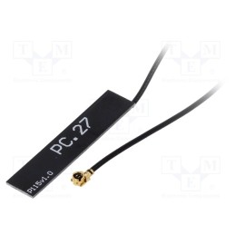 1 pcs x SR PASSIVES - GSM-ANT115 - Antenna, GSM, 2dBi, linear, for ribbon cable, 50Ω, 34x7x0.8mm