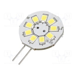 1 pcs x Goobay - 30591 - LED lamp, cool white, G4, 12VDC, 12VAC, 130lm, P: 1.5W, 140°, 6200K