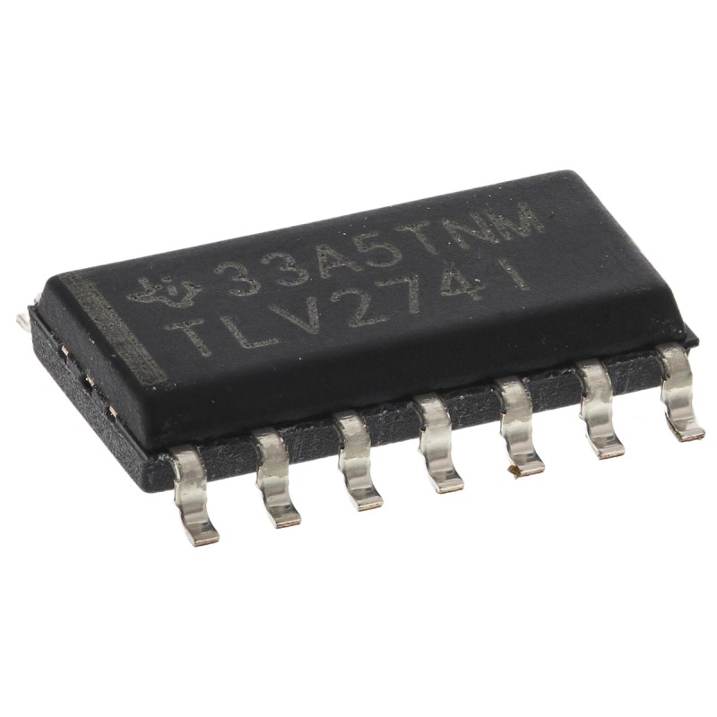 25 pcs - TLV274IDR Texas Instruments, Precision, Op Amp, RRO, 3MHz, 5 V, 14-Pin SOIC