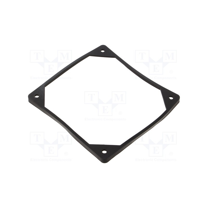 1 pcs x RICHCO - FGA-120 - Mounting gasket, Ømount.hole: 5mm, black, Shore hardness: 40